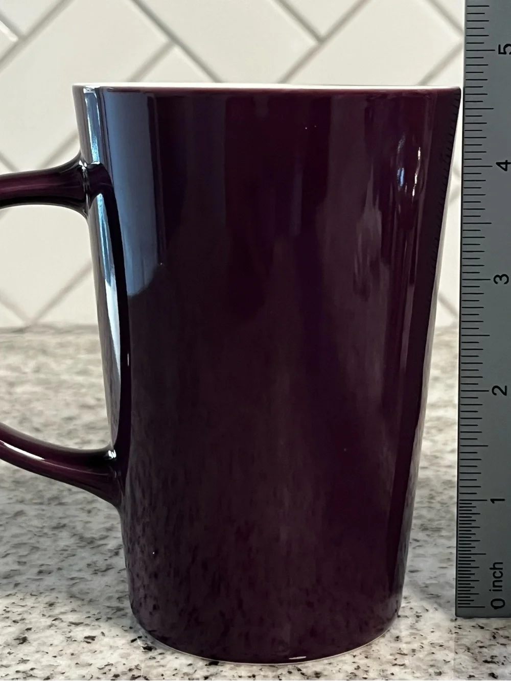 Teavana Plum Ceramic Tea Mug Set with Stainless Steel Infuser